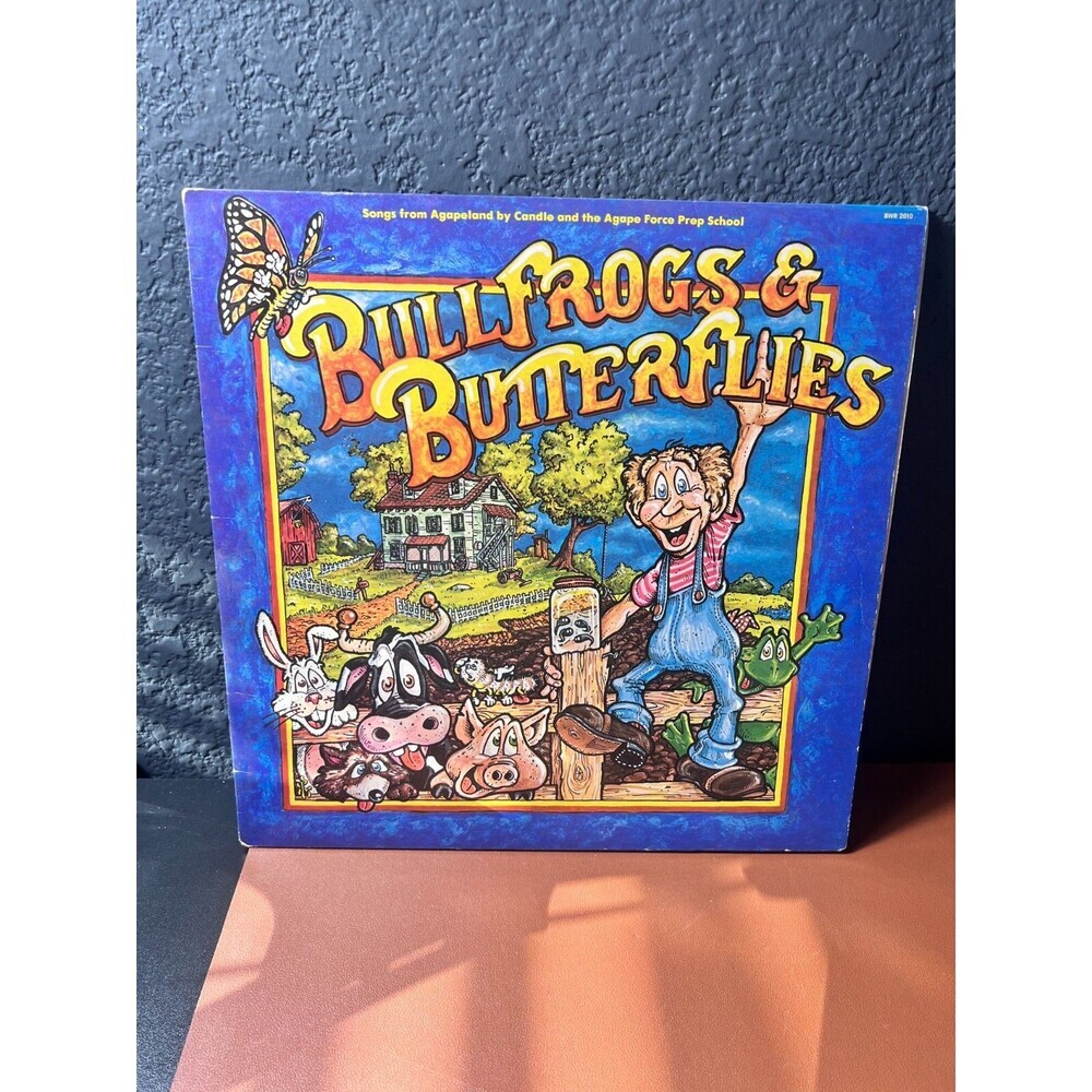 Vintage Records Bullfrogs & Butterflies Candle And The Agape Force School (Used)